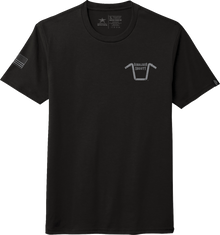 AMERICAN BIKER Handlebar Society Perfect Weight T-Shirt - Black/Gray - 2XL ABBHANDLEBAR08T104B2