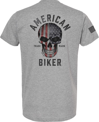 AMERICAN BIKER Biker Sam Active T-Shirt - Red/White/Blue - Medium ABBRWBSAM02S241GYMR