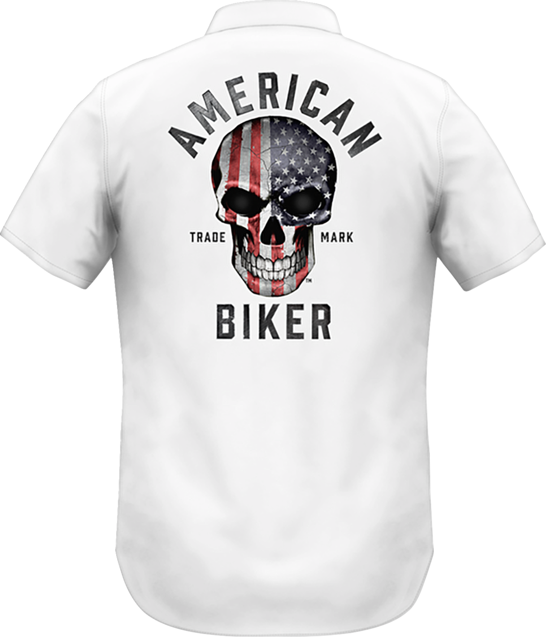 AMERICAN BIKER Biker Sam Lightweight Shirt - Red/White/Blue - 3XL ABBRWBSAM13ST74WH3R