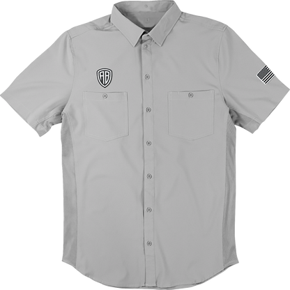 AMERICAN BIKER Let's Ride Vented Shirt - Gray/Black - 4XL ABBLETSRIDE16ST26GY4