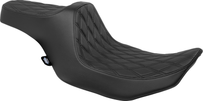 DRAG SPECIALTIES SEATS Predator III Seat - Double Diamond - Black - FLT/FLH '23-'24 4686B