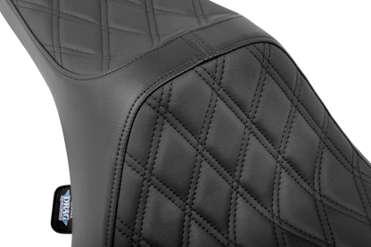 DRAG SPECIALTIES SEATS Predator III Seat - Double Diamond - Black - FLT/FLH '23-'24 4686B