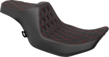 DRAG SPECIALTIES SEATS Predator III Seat - Double Diamond - Red Stitched - FLT/FLH '23-'24 4686D