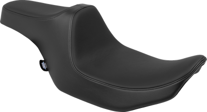 DRAG SPECIALTIES SEATS Predator III Seat - Smooth - Black Solar Leather - FLT/FLH '23-'24 4686E