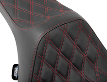 DRAG SPECIALTIES SEATS Predator III Seat - Double Diamond - Red Stitched - FLT/FLH '23-'24 4686D