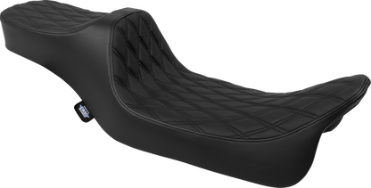 DRAG SPECIALTIES SEATS Predator III Seat - Extended Reach - Smooth - FLH/FLT '08-'24 4687A