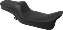 DRAG SPECIALTIES SEATS Predator III Seat - Extended Reach - Smooth - Black Solar Leather - FLH/FLT '08-'24 4687E