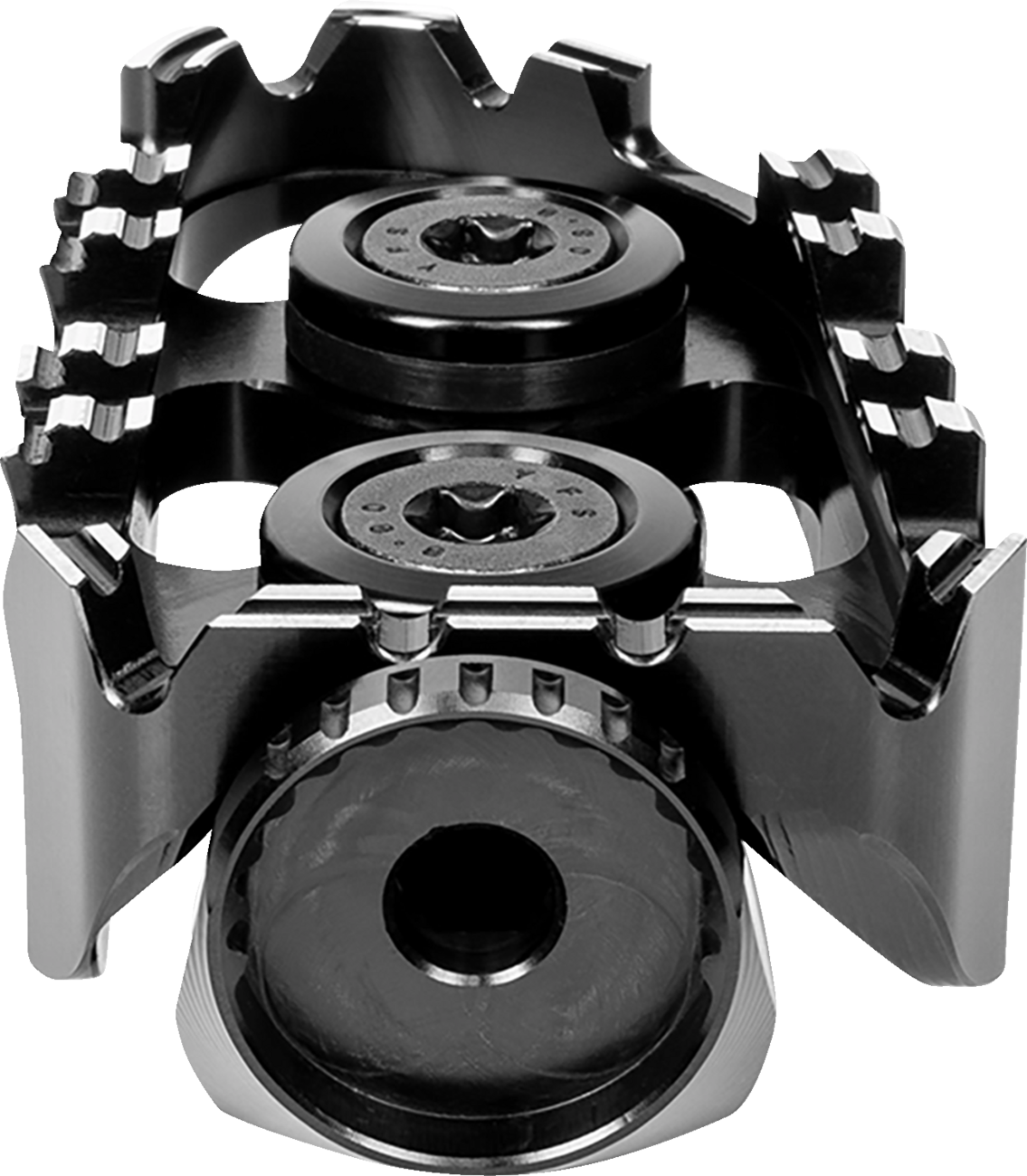 GILLES TOOLING Tech-X Enduro Foot Pegs - Driver - Black RGK-510-UF35-SET-B