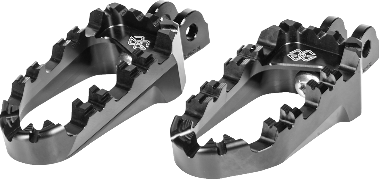 GILLES TOOLING Pro-X Enduro Foot Pegs - Black RGK-119-UF34-SET-B