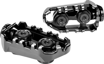 GILLES TOOLING Tech-X Enduro Foot Pegs - Driver - Black RGK-109-UF35-SET-B