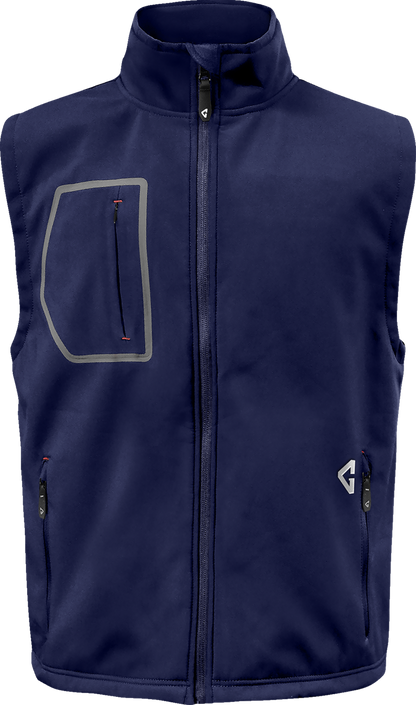 GERBING HEATED CLOTHING 7V Torrid Softshell Heated Vest 2.0 - Navy - Medium GERTVST7VMNM