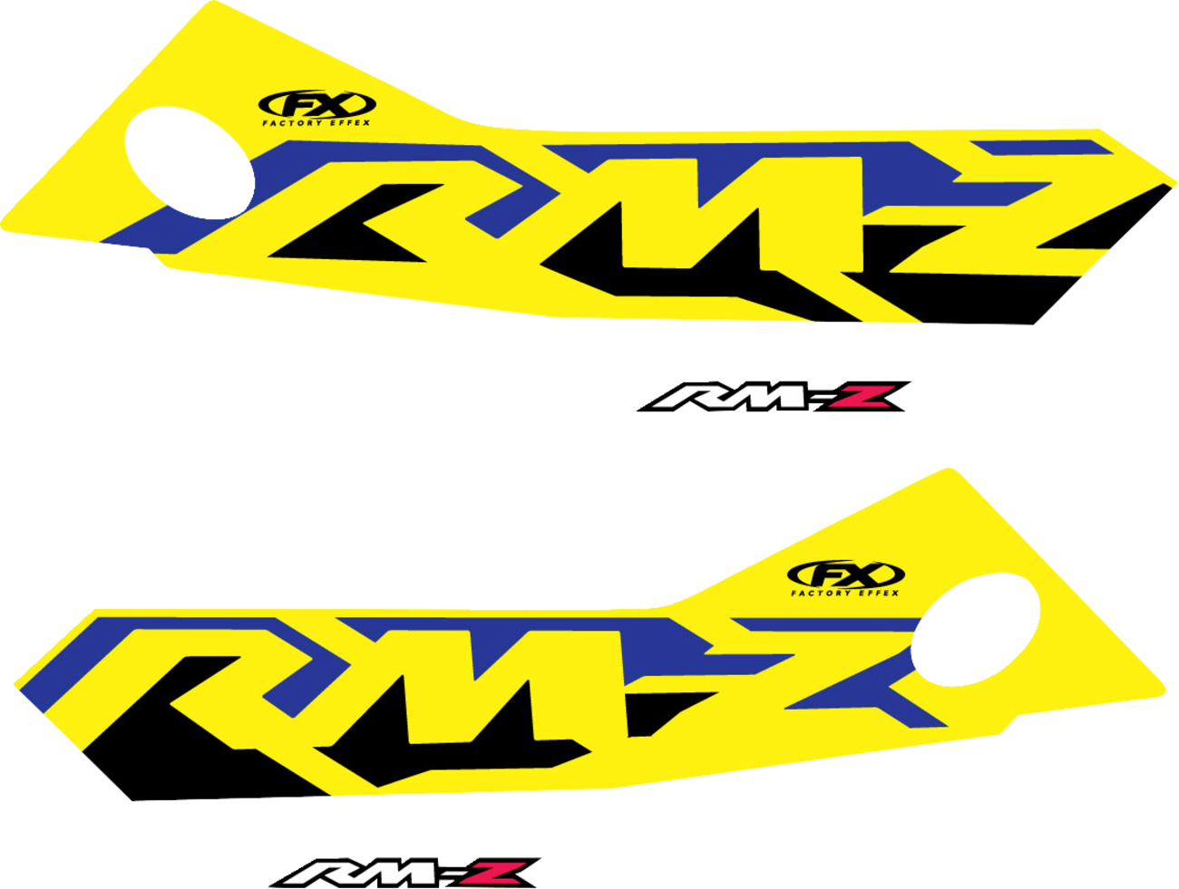 FACTORY EFFEX Graphic Kit - Tank/Shroud - '25 OEM- Suzuki - RM-Z 250/450 28-05438
