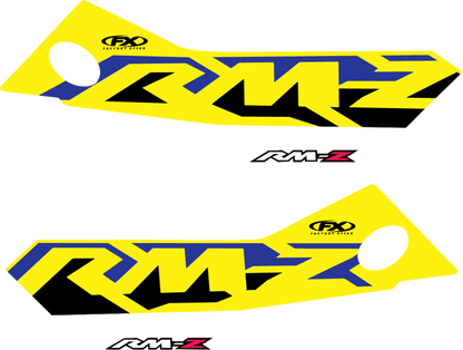 FACTORY EFFEX Graphic Kit - Tank/Shroud - '25 OEM- Suzuki - RM-Z 250/450 28-05438