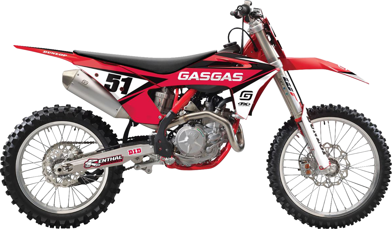 FACTORY EFFEX EVO 21 Graphic Kit - Gas Gas - MC 125-450F/EX 300-450F 28-02720