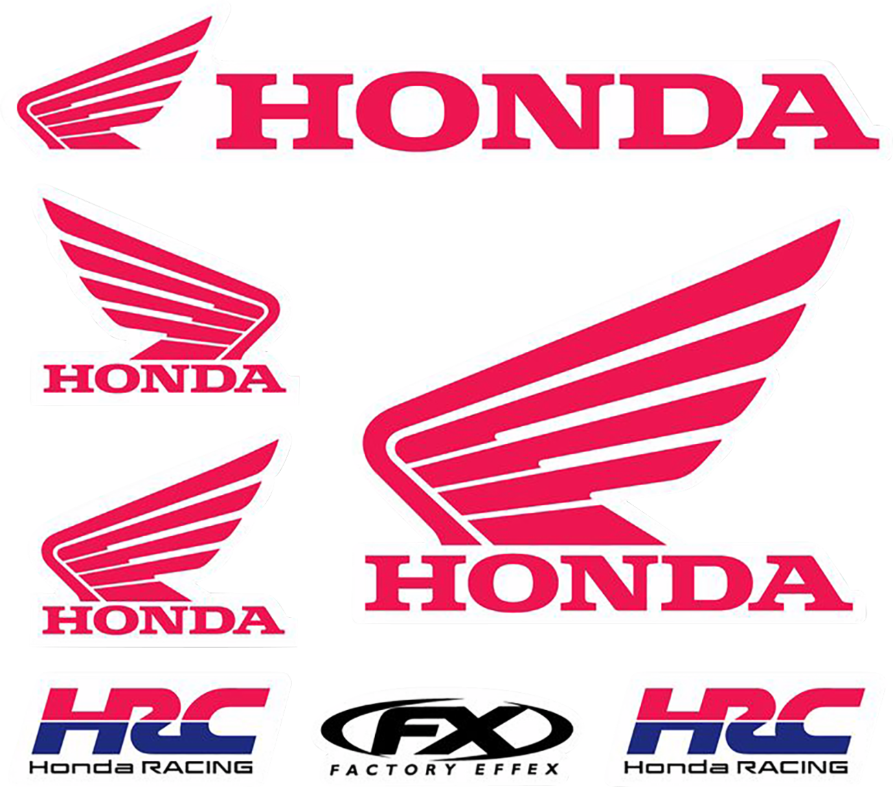 FACTORY EFFEX Jersey Iron-On Kit - Honda 28-82300