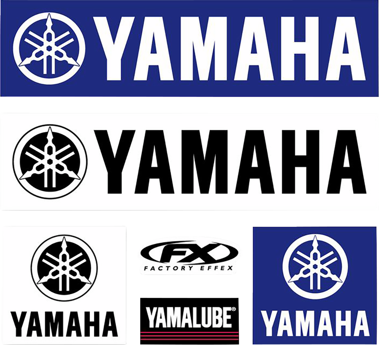 FACTORY EFFEX Jersey Iron-On Kit - Yamaha 28-82200
