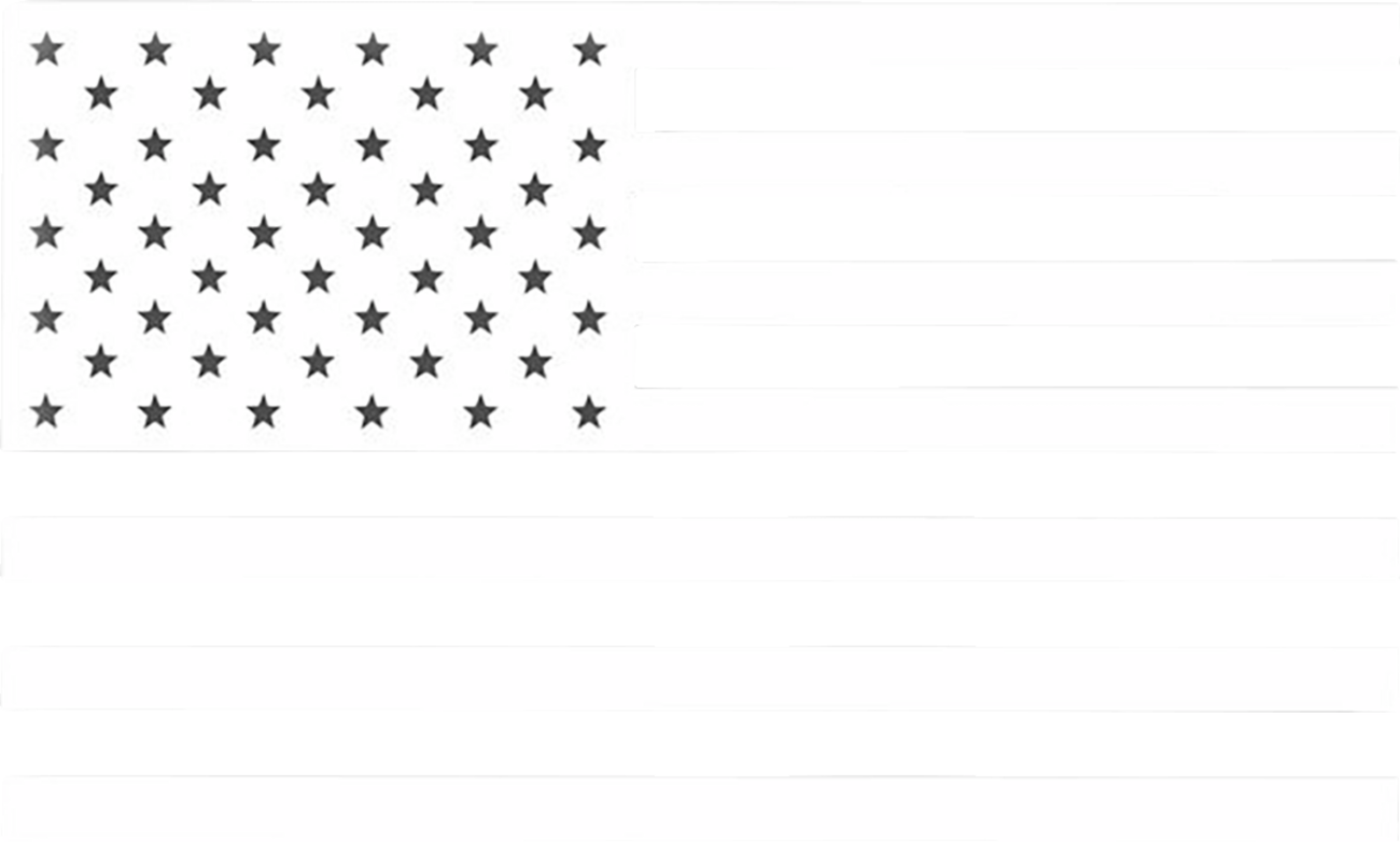 FACTORY EFFEX Logo Decals - US Flag - 5 pack 28-90016