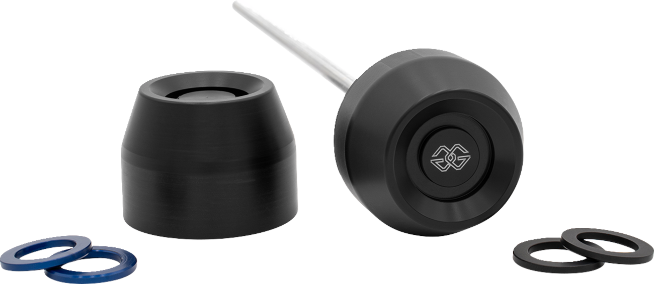 GILLES TOOLING Front Axle Protector - Black - Suzuki GTA-F-S02