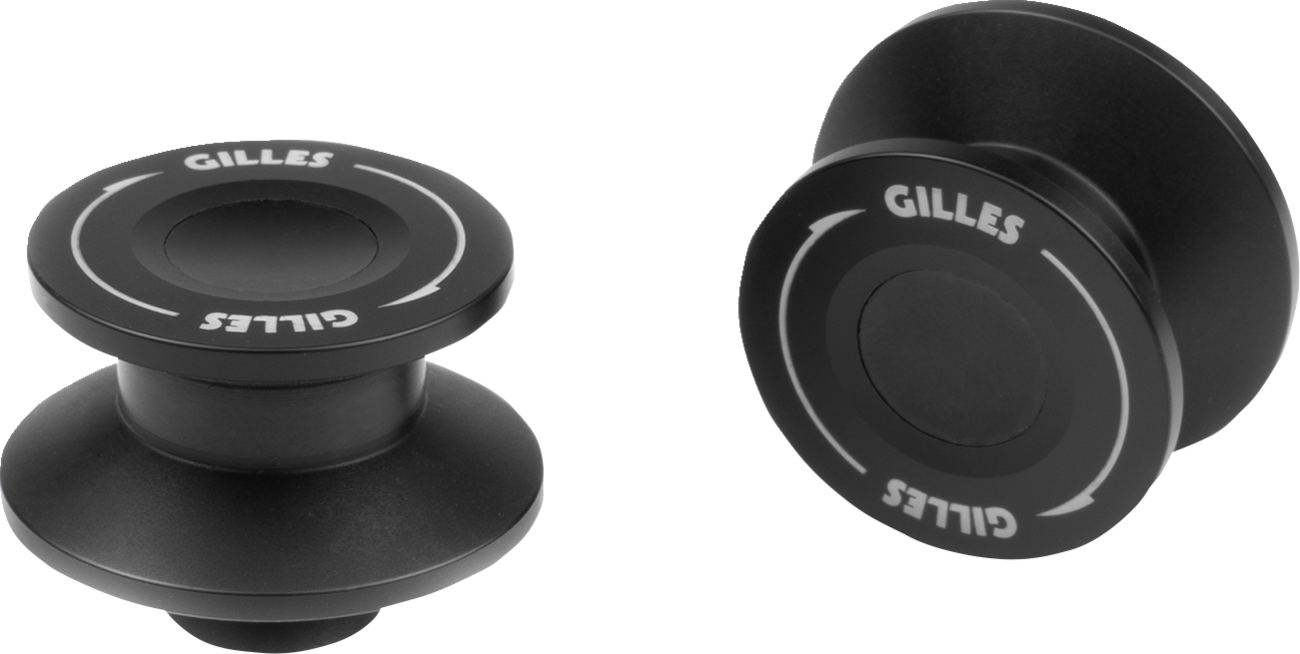 GILLES TOOLING Swingarm Spool - Black PSA2-M6-BD