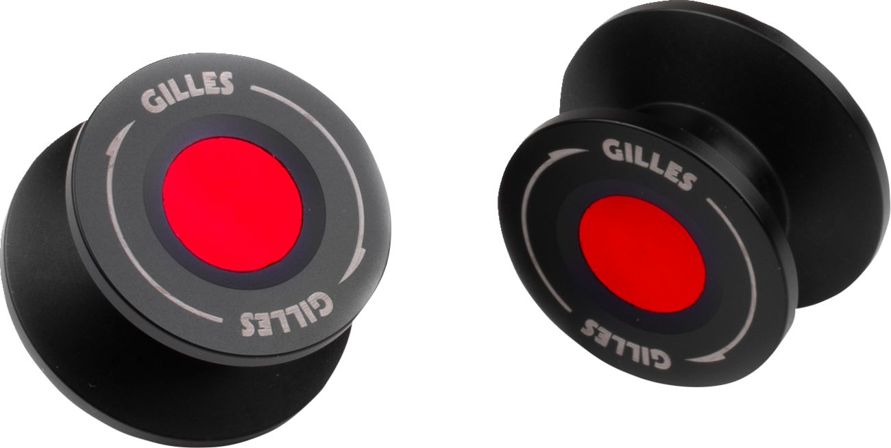 GILLES TOOLING Swingarm Spool - Red PSA2-M6-R