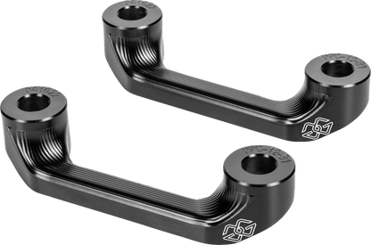 GILLES TOOLING Pillion Carrier Cover Kit - Black PPC-12-KIT-B