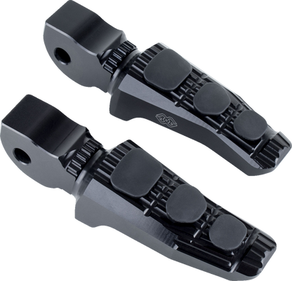GILLES TOOLING Sport Foot Pegs - Driver - Black RGK-350-UF20-B