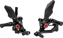 GILLES TOOLING MUE2 Rearset - Black - Suzuki MUE2-S03-B