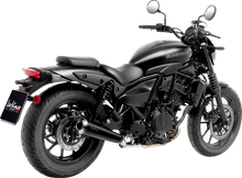 LEOVINCE Classic Racer Slip-On Muffler - Black - Eliminator 500 15010BU