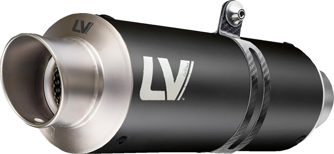 LEOVINCE GP Corsa Slip-On Muffler - Black Edition - RC 390 15501BU