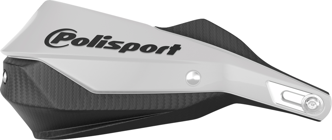 POLISPORT Trail Blazer Handguards - White/Black 8308800019