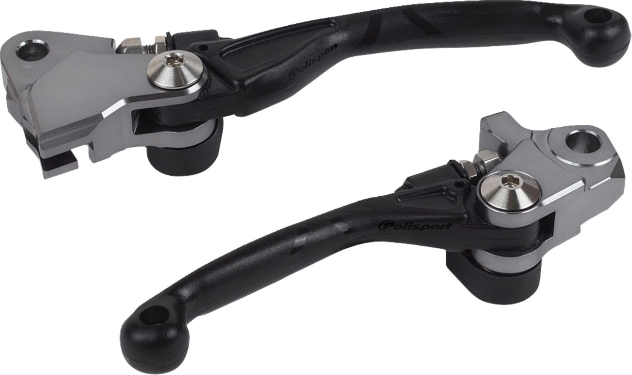 POLISPORT Pivot Unbreakable Lever Set - Black 8487200062