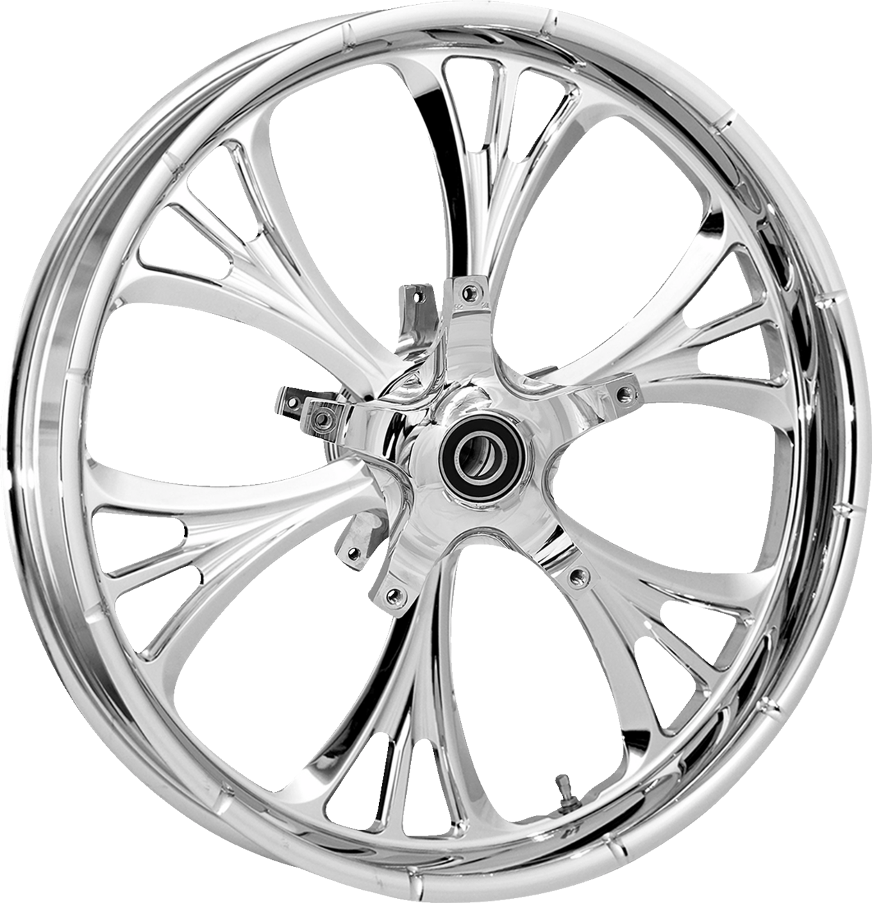 RC COMPONENTS Wheel for Stock Rotor - Majestic - Front - Chrome - 21x3.5 0321350-102C25-21AC