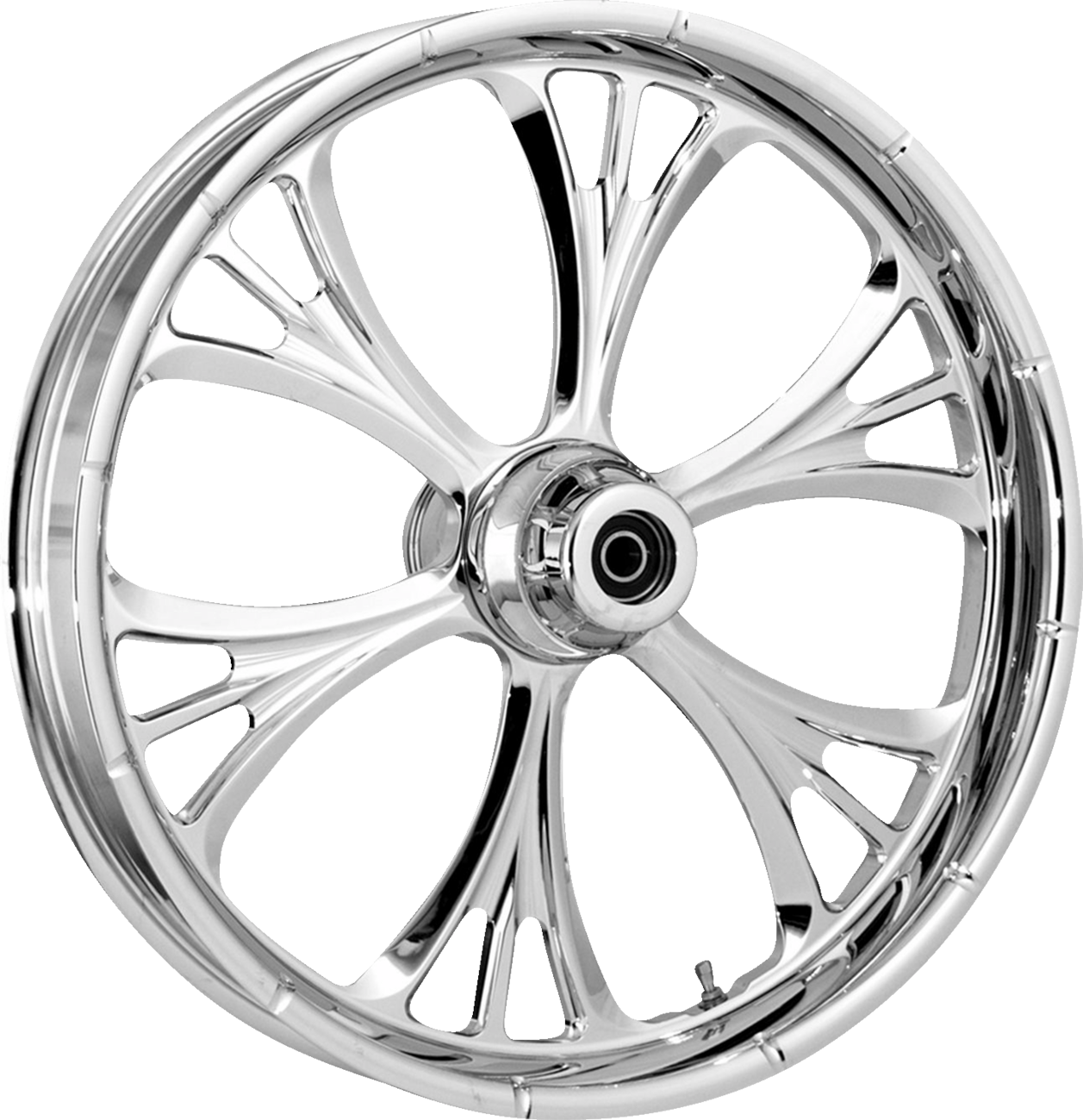 RC COMPONENTS Wheel for Hub Mounted Rotor - Majestic - Front - Chrome - 21x3.5 0321350-102C257-21AC