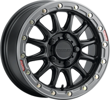 RACELINE WHEELS Wheel - Alpha - Front/Rear - Black/with Gun Metal Ring - 15x10 - 4/137 - +10 mm A14BG-51037+10