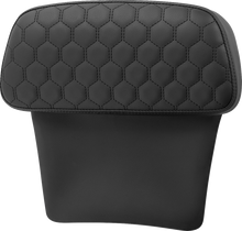 SADDLEMEN Chopped Tour Pak Pad - Honeycomb - Black Stitching - FLH/FLT '14-'24 814-07-154