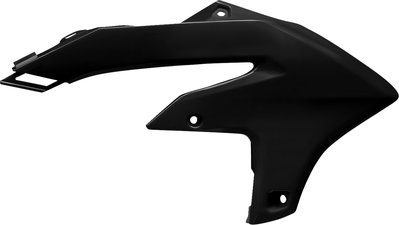 POLISPORT Radiator Scoops - Black - Yamaha 8498400003