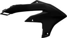 POLISPORT Radiator Scoops - Black - Yamaha 8498400003