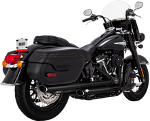 VANCE & HINES Twin Slash Slip-On Mufflers - PCX™ - Black 46379