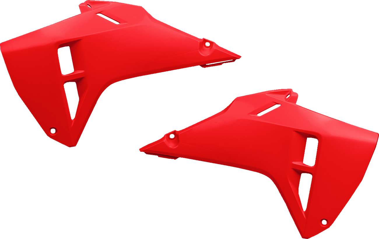 UFO Radiator Covers - Red - Honda - CRF 250R/450R HO05614#070