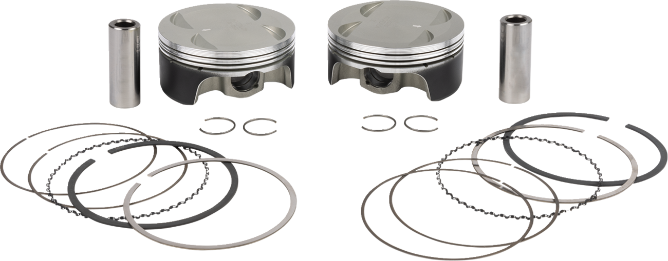 WOSSNER Piston Kit - 4.375" Stroke - 119 CID - M8 K4074D554-2