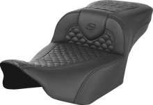 SADDLEMEN Roadsofa™ Seat - Dragon Scale Stitch - w/o Backrest - Extended Reach - FLTR/FLHX '23-'25 823-07-20900