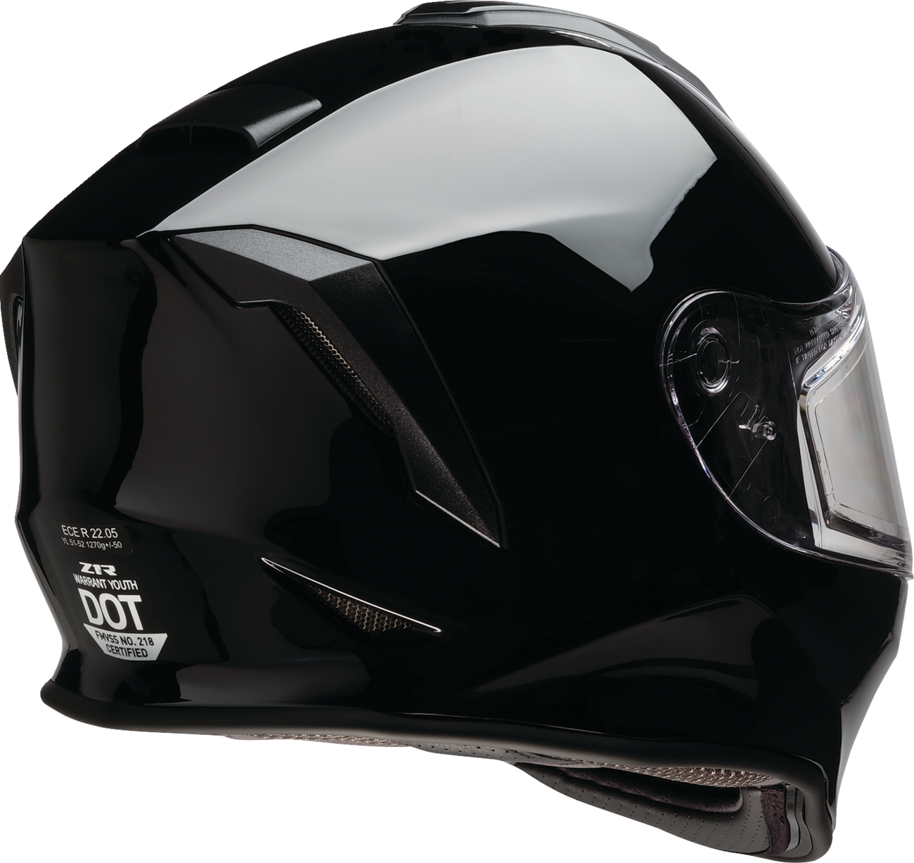 Z1R Youth Warrant 2.0 Snow Helmet - Black - Large 0122-0143