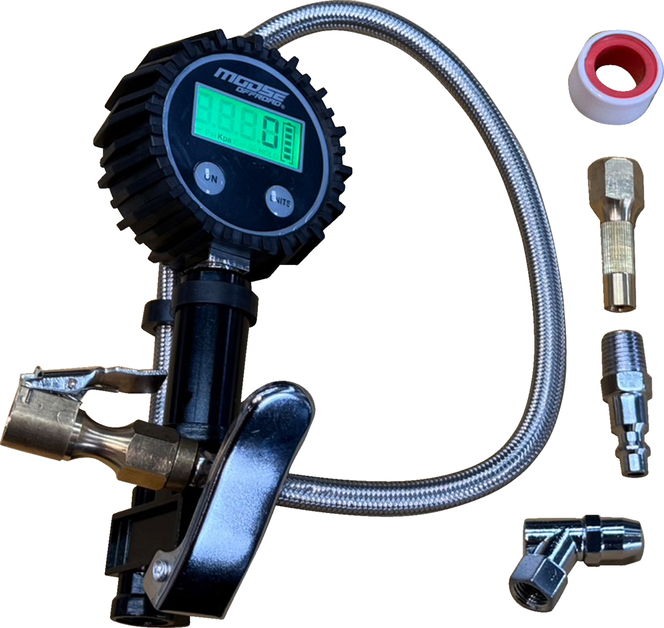 MOOSE OFFROAD Gauge - Tire Inflator Q15-6016A