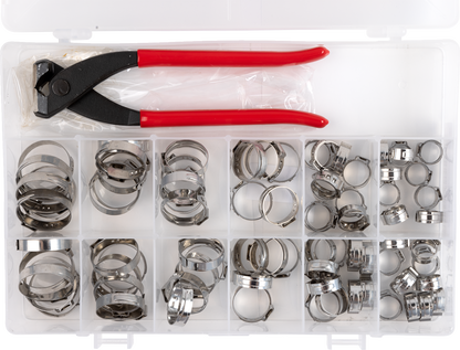 MOOSE OFFROAD Ear Clamp with Jaw Pincer - Assortment - Kit T03-6243K