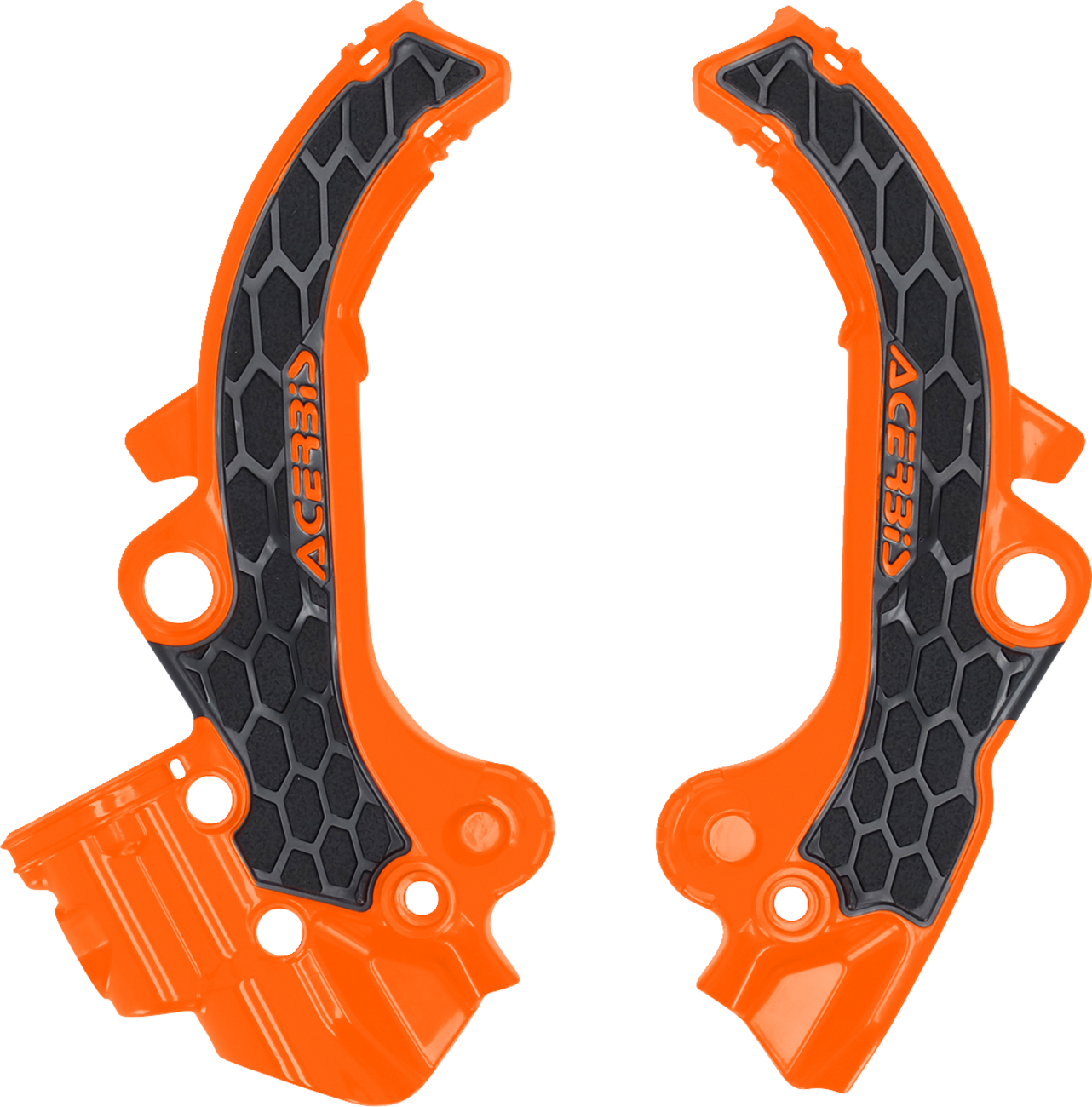 ACERBIS X-Grip Frame Guards - Black/Orange - SX65 | TC65 | MC65 2985891008