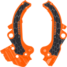 ACERBIS X-Grip Frame Guards - Black/Orange - SX65 | TC65 | MC65 2985891008