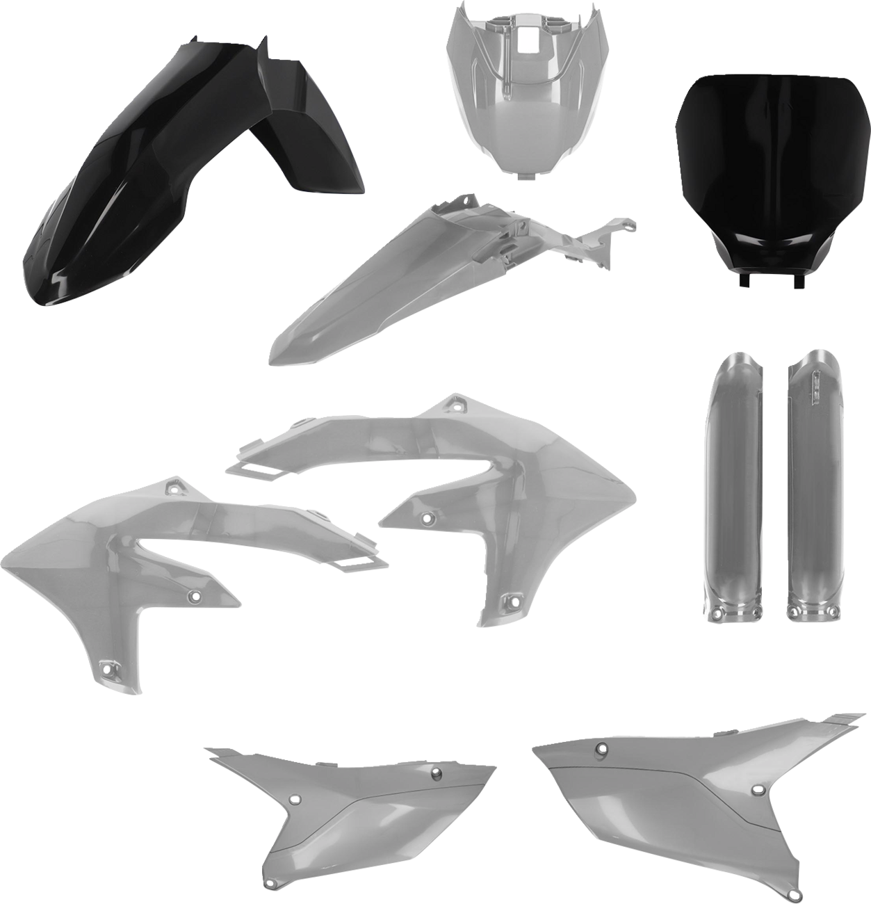 ACERBIS Full Body Kit - Black/Gray - Yamaha - YZ '23-'25 2979591001