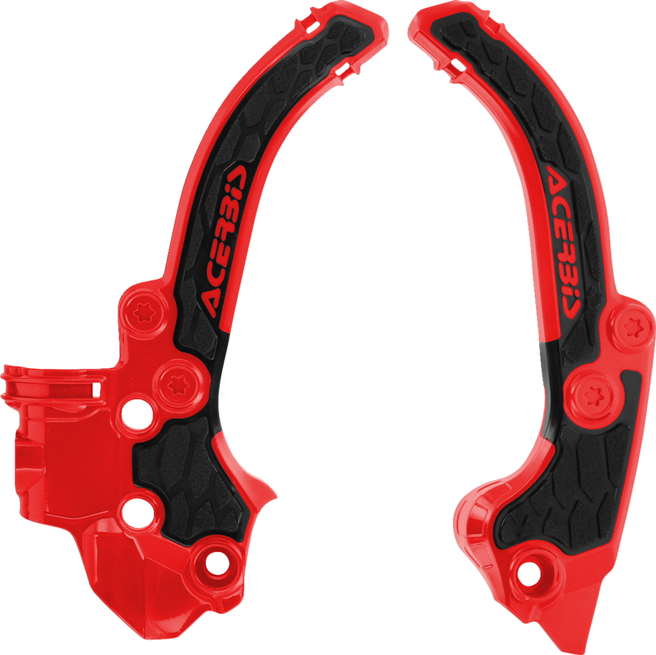 ACERBIS X-Grip Frame Guards - Black/Red - SX50 | TC50 | MC50 2985911018
