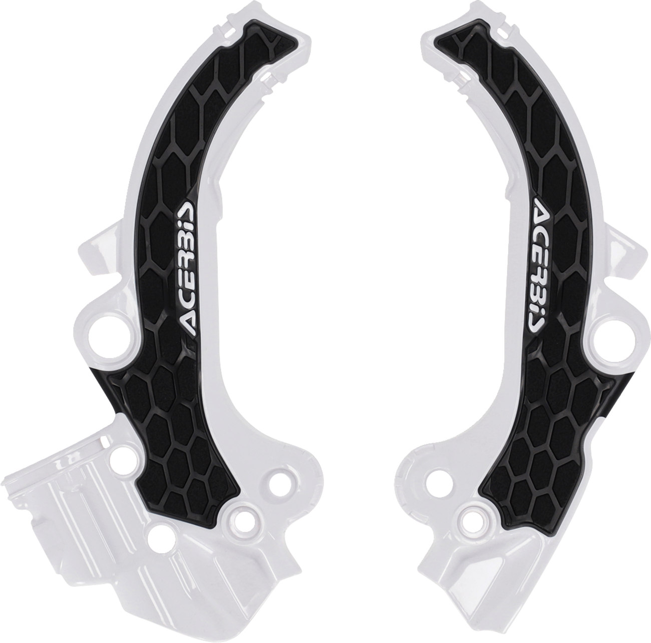 ACERBIS X-Grip Frame Guards - Black/White - SX65 | TC65 | MC65 2985891035