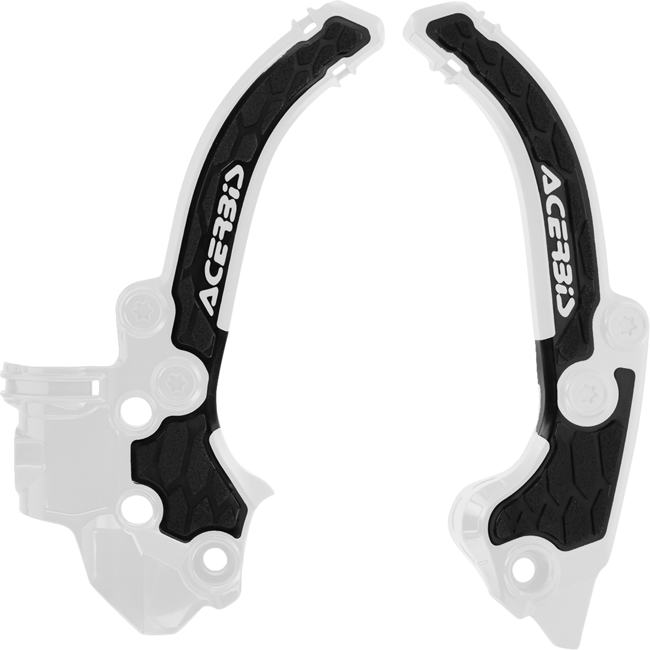 ACERBIS X-Grip Frame Guards - Black/White - SX50 | TC50 | MC50 2985911035